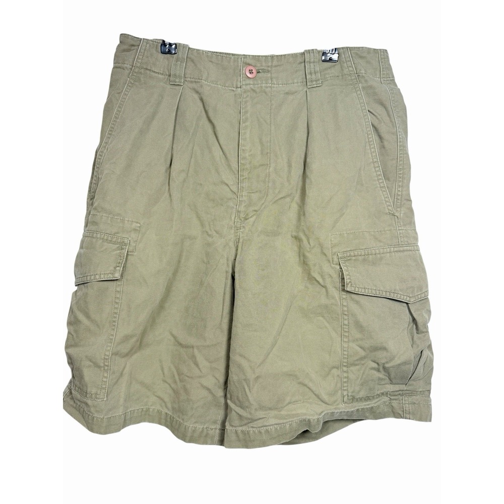 Vintage‎ Y2K Abercrombie & Fitch Cargo Shorts Mens 32 Khaki Utility Military